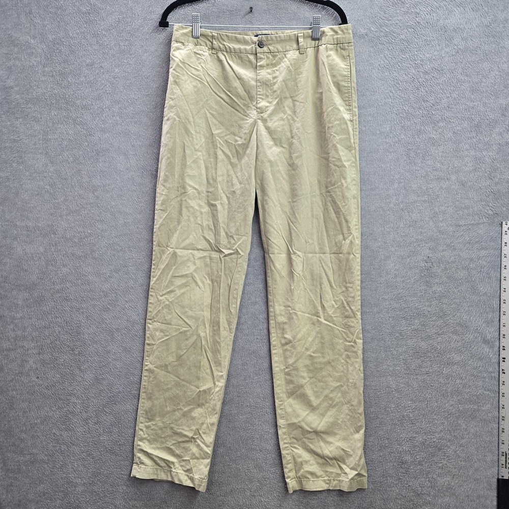 Polo Ralph Lauren Boys Pants 20 Khaki Embroidered Chino Twill Button 28" READ